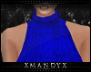 xMx:Blue Sweater Tank