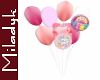 MLK Girl balloon Set