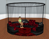 Red n Black Circle Couch