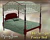 Antq 1840 Canopy Bed Grn