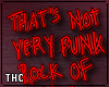   not very punk