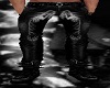 Spiked Boots Blk Pants