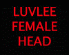 [DS] LUVLEE FEMALE HEAD