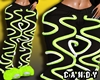 !C Lace Jeans Neon