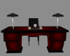 Red & Black Office Desk