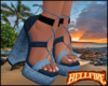 Blue Denim Sandals