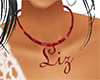 Liz Red Necklace