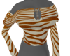 BROWN ZEBRA TOP