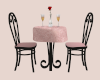 Mauve Dining Table for 2