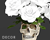 s. Skull Vase