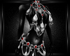 red jeweled Chains F