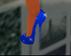 Blue glittter shoes