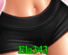 E+Black Mini Shorts
