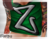 Ret! Zetas green top