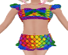 RainbowWeaveChild Bikini