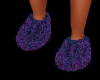 Fur Slippers Purple/Blue