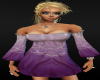Grape Diamond Mini Dress