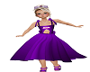 Kids Purple Barbie Dress