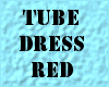 [PT] tube dress red