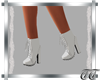Peggy White Boots