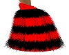 red/blk striped fluffies