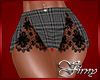 [S]Skirt Plaid Lace (RL)