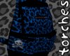 C: LEOPARD BACKPACK BLUE