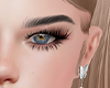 Arched Black Eyebrows