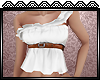 - Belted White Top -