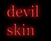 devil tatooed skin