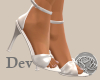 Soft White Kitten Heels