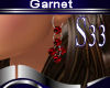 S33 Garnet Earrings
