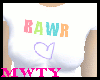 Rawr Heart Tee