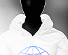 White Casual Hoodie