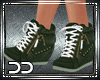 (D) Dark Green Sneakers