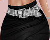 E* Black Satin Skirt