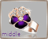 ❣Ring|Purple Pansy