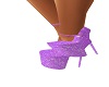 purpleglitter heels