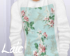 |L| Floral Sweater
