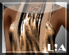 L!A dress dots gold