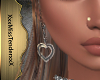 Der,Heart Earrings