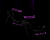 Purple PVC Heels
