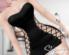 Ste. Black Striped Dress