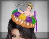 Mardi Gras King Cake Hat