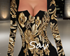 BohoDress-Black/Gold