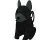 K.V.  Blk Pooch Bag