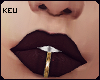 ʞ- Gold Lip Piercing