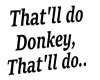 {Z} Donkey Sign