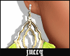 JUCCY Neon Lime Earrings