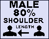Shoulder Scaler 80% Male